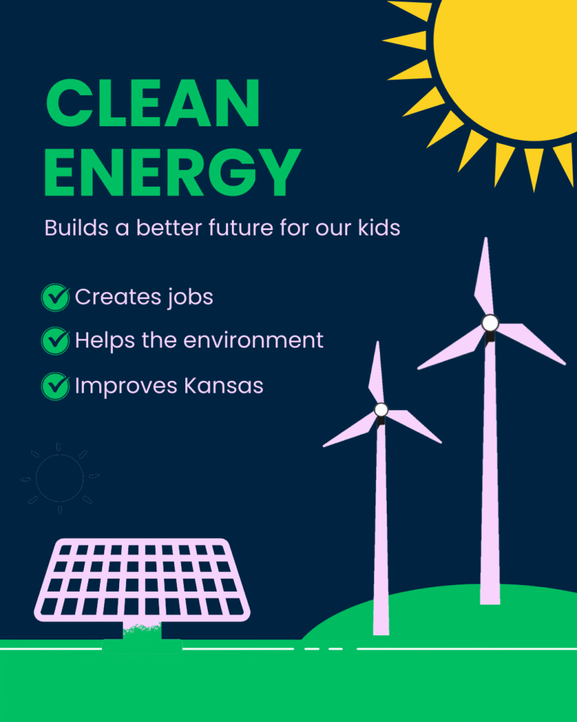 Clean energy builders a better future for our kids.